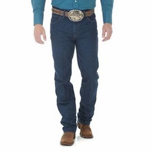 Wrangler Men’s Dark Blue Denim Jeans